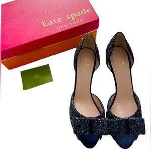 Kate spade glitter heel deals